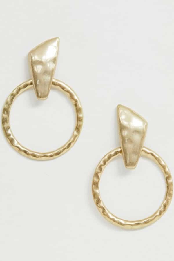 Boucles d'oreilles anneaux oversized ASOS