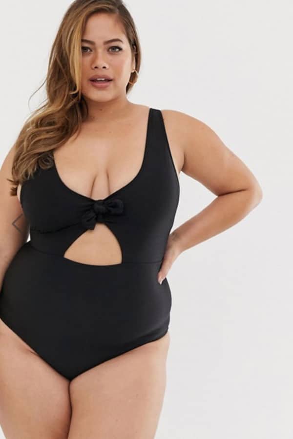 Maillot de bain grande taille noir