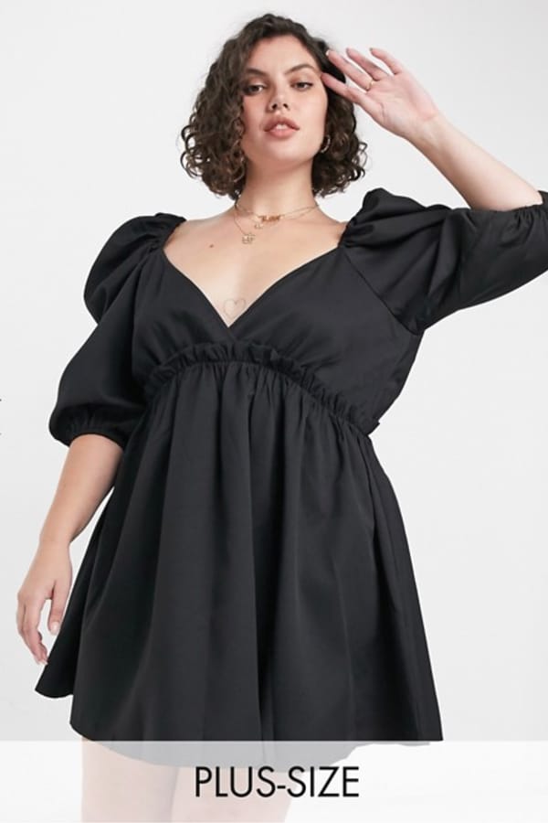 Robe babydoll grande taille