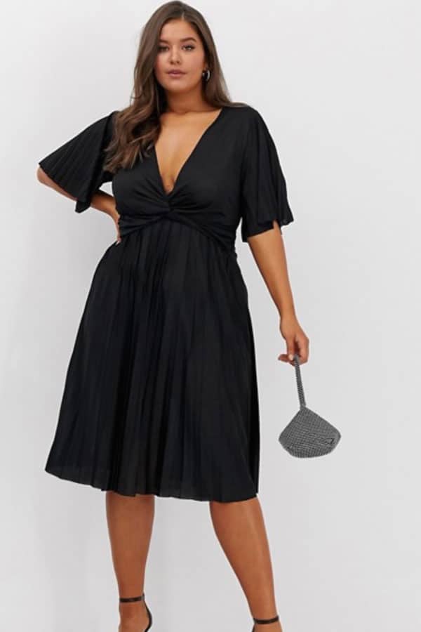 Tenue de mariage : Robe noire grande taille