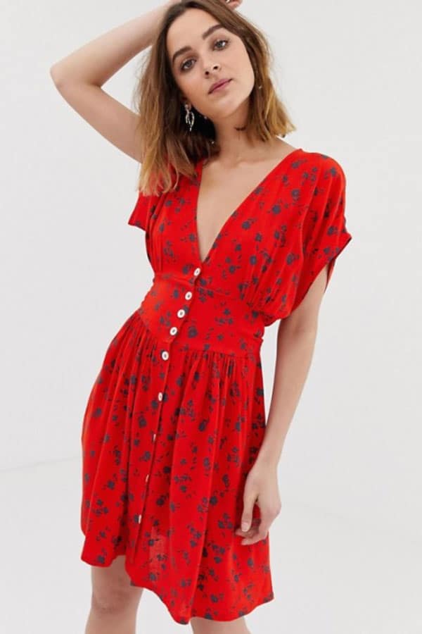 Mode printemps : robe rouge